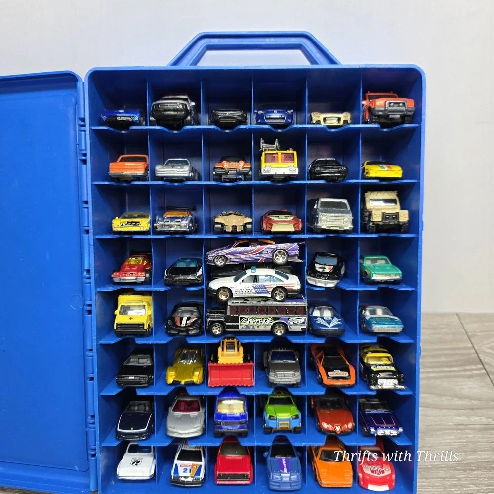 Hotwheels 48 Car Carry Case Style No. 20020 -‎ Full 48+ Cars Mixed Brands/Years
